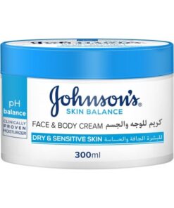 خرید کرم بدن و صورت جانسون آبرسان 300 میل Johnson's Skin Balance Face and Body Cream