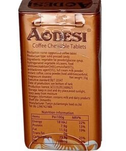 قرص خوشبو کننده دهان آئودسی (اودسی) با طعم کاپوچینو 35 گرمی Aodesi Cappuccino Chewing Tablet