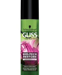 اسپری دوفاز گلیس بیو تک تقویت کننده مو- 200 میل Gliss Bio Tech Restore Spray